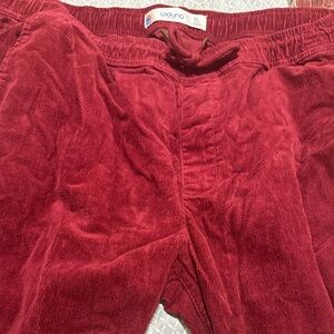 Laguna Mens Red Corduroy Joggers